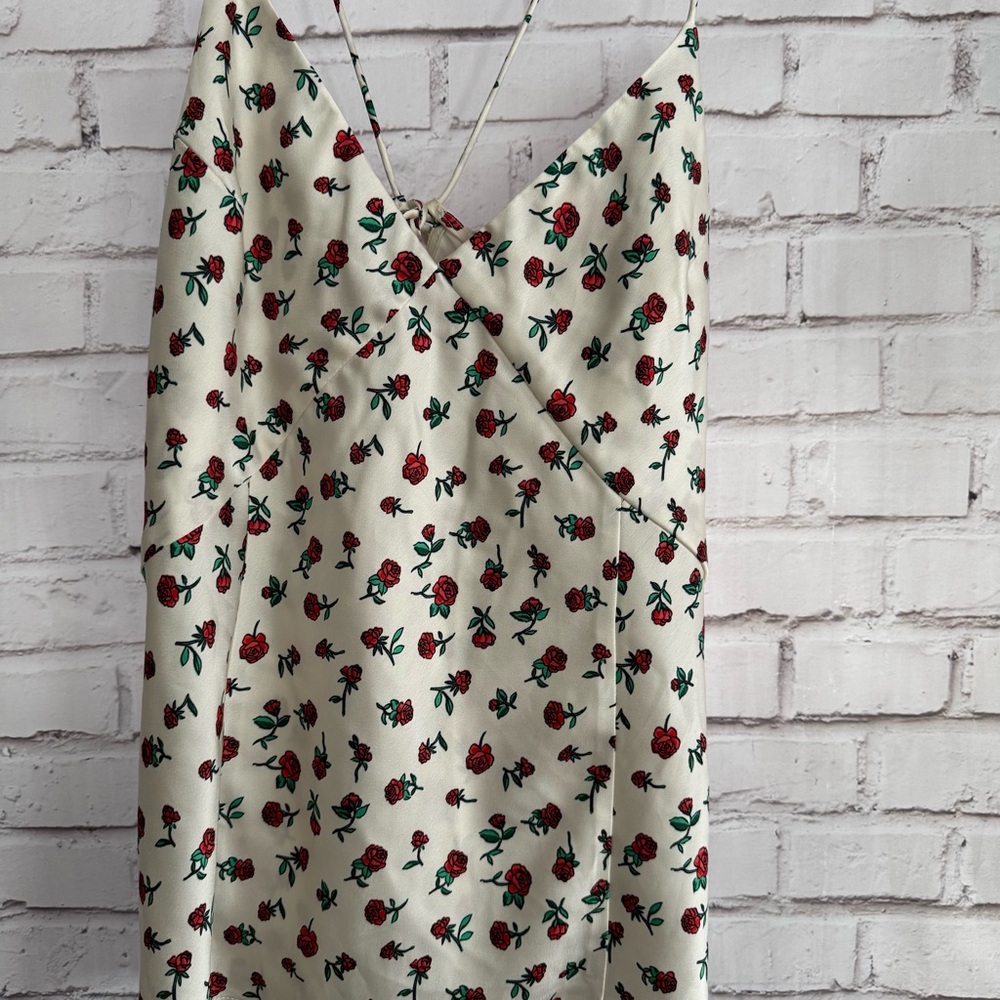 Floral Roses Spaghetti Strap Top - Picture 2 of 5
